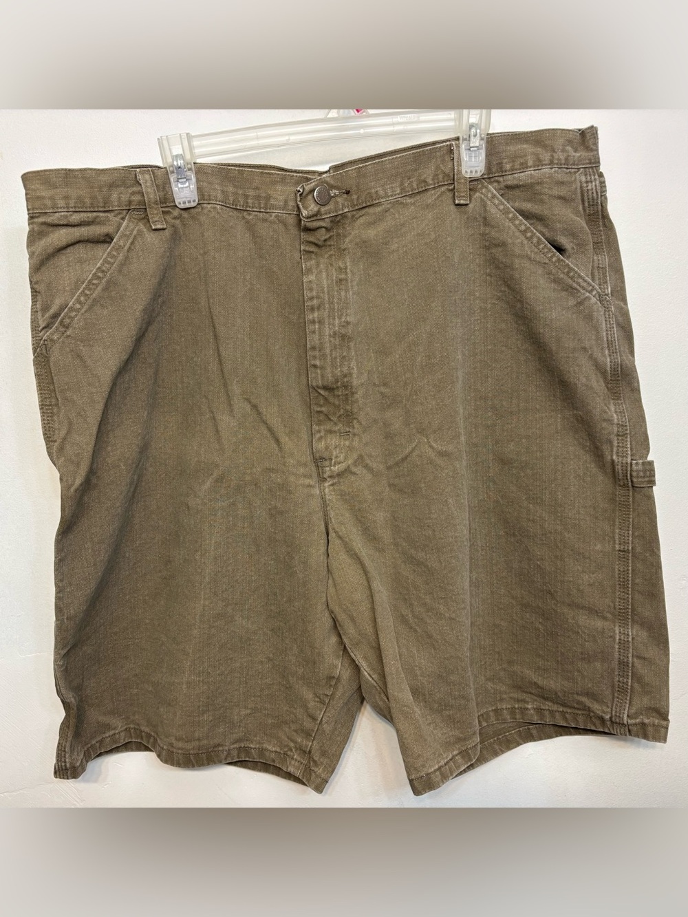 Wrangler Tan Denim Jean Utility Shorts Men’s Size 42 NWOT